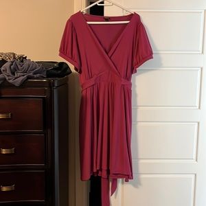 Torrid, size 3; cross-bodice dress with pockets